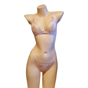 Bralette simple con bordados